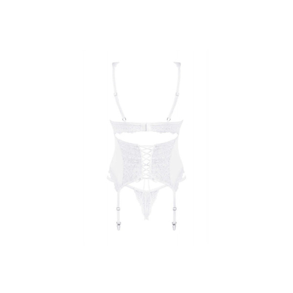 Corset et string blanc Amor Blanco